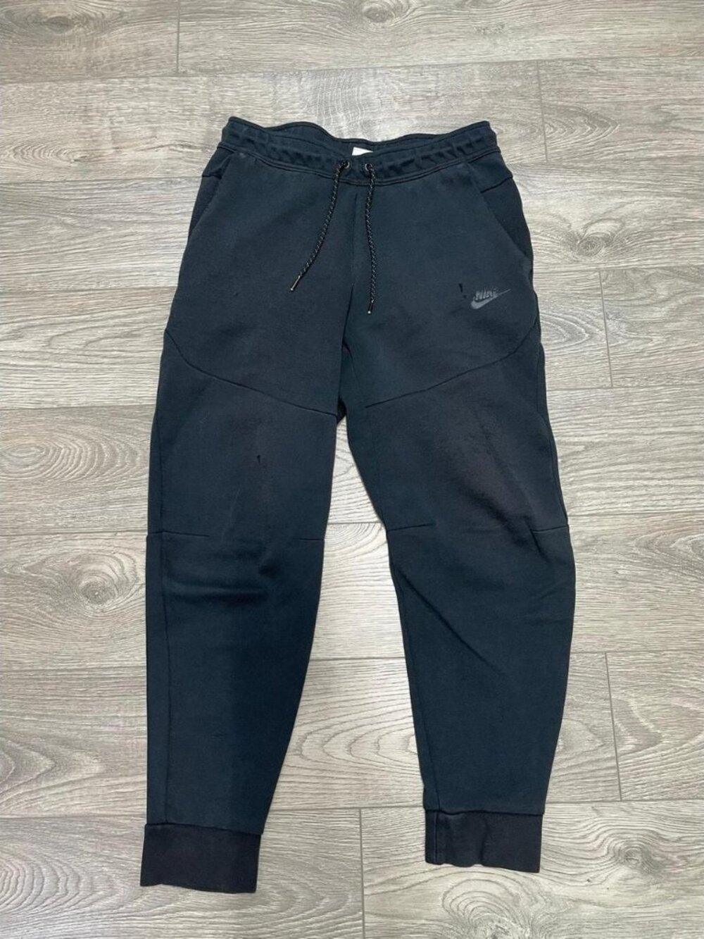 Nike Tech Fleece Black Sweatpants Joggers Small Mens Activewear Trousers Pants